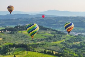 Hot air balloon Tuscany 1