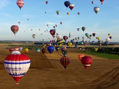 Hot air balloon Tuscany